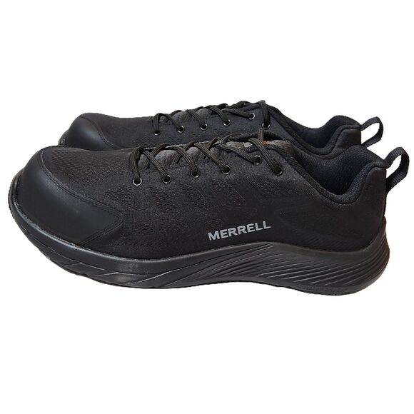 Merrell Moab Flight CF Carbon Fiber Safety Toe Work Shoes Men's size 12 Wide - Picture 1 of 13